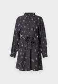 Vero Moda VMSONJA POLLY SHORT DRESS - Shirt dress - black