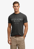 Superdry & Co SUPERDRY 1954 COMPANY RELAXED T-SHIRT.. - Print T-shirt - light charcoal marl