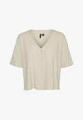 Vero Moda VMMYMILO - Blouse - Beige