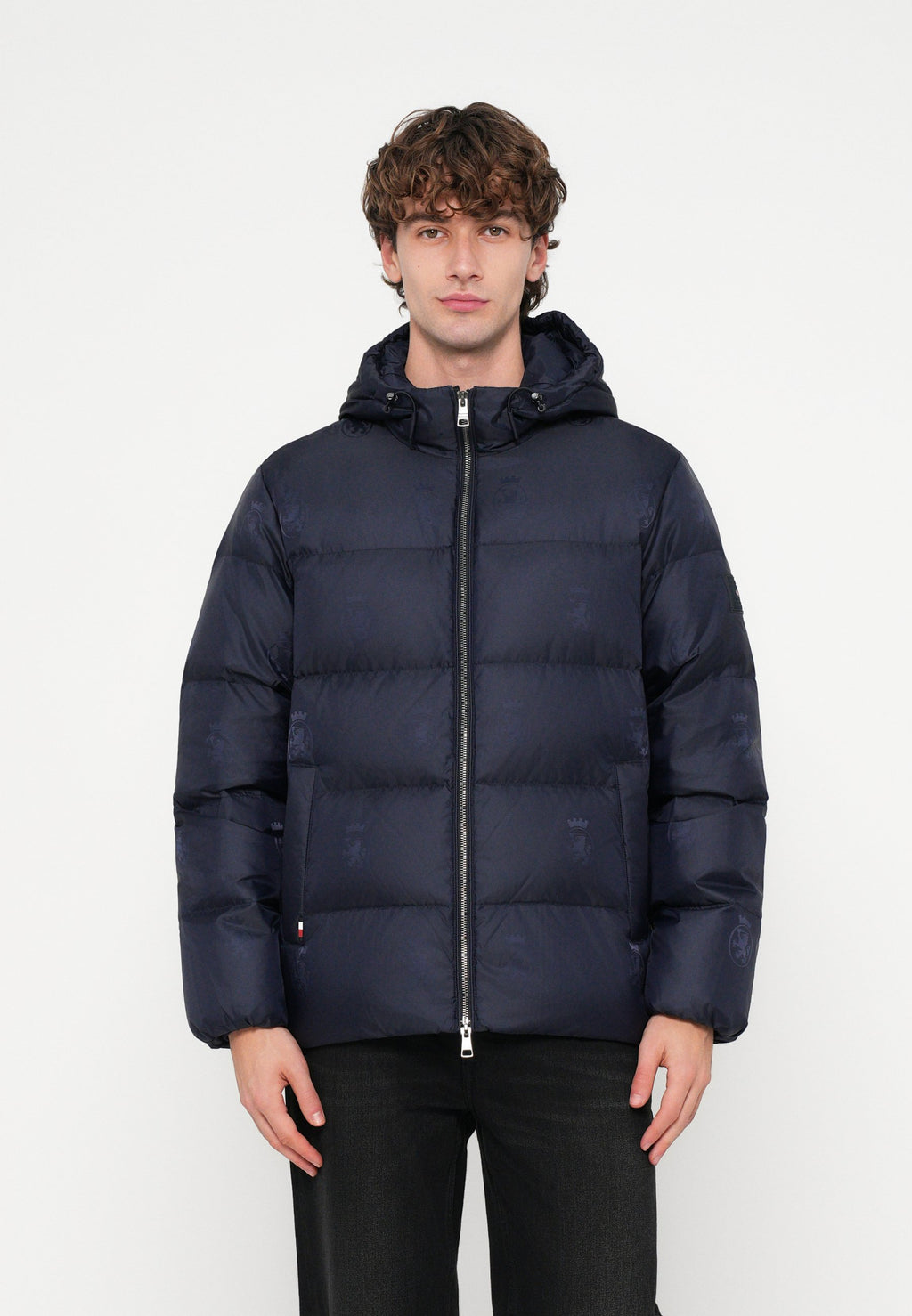 TH CREST PRINT DOWN PUFFER JACKET Media 3