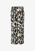 s.Oliver FLIESSENDE CULOTTE IM RELAXED FIT MIT FRENCH - Trousers - schwarz