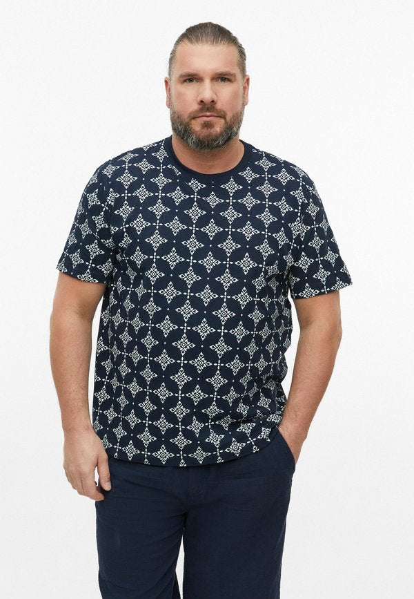 s.Oliver T-SHIRT - Print T-shirt - navy