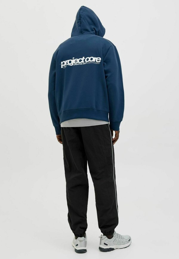 Jack & Jones Backprintet - Hoodie - titan