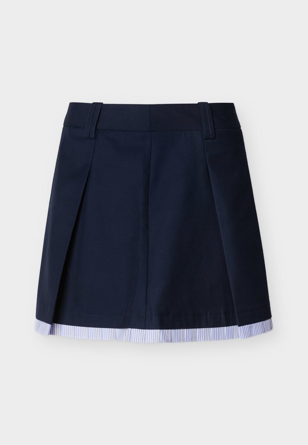 Tommy Jeans TONAL LOGO APPLIQUÉ PLEATED MINI SKIRT