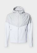Nike Performance MILER - Windbreaker - pure platinum-coloured/smoke grey/volt