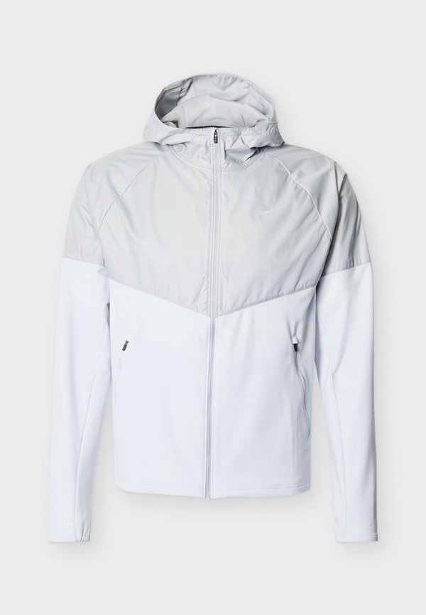 Nike Performance MILER - Windbreaker - pure platinum-coloured/smoke grey/volt