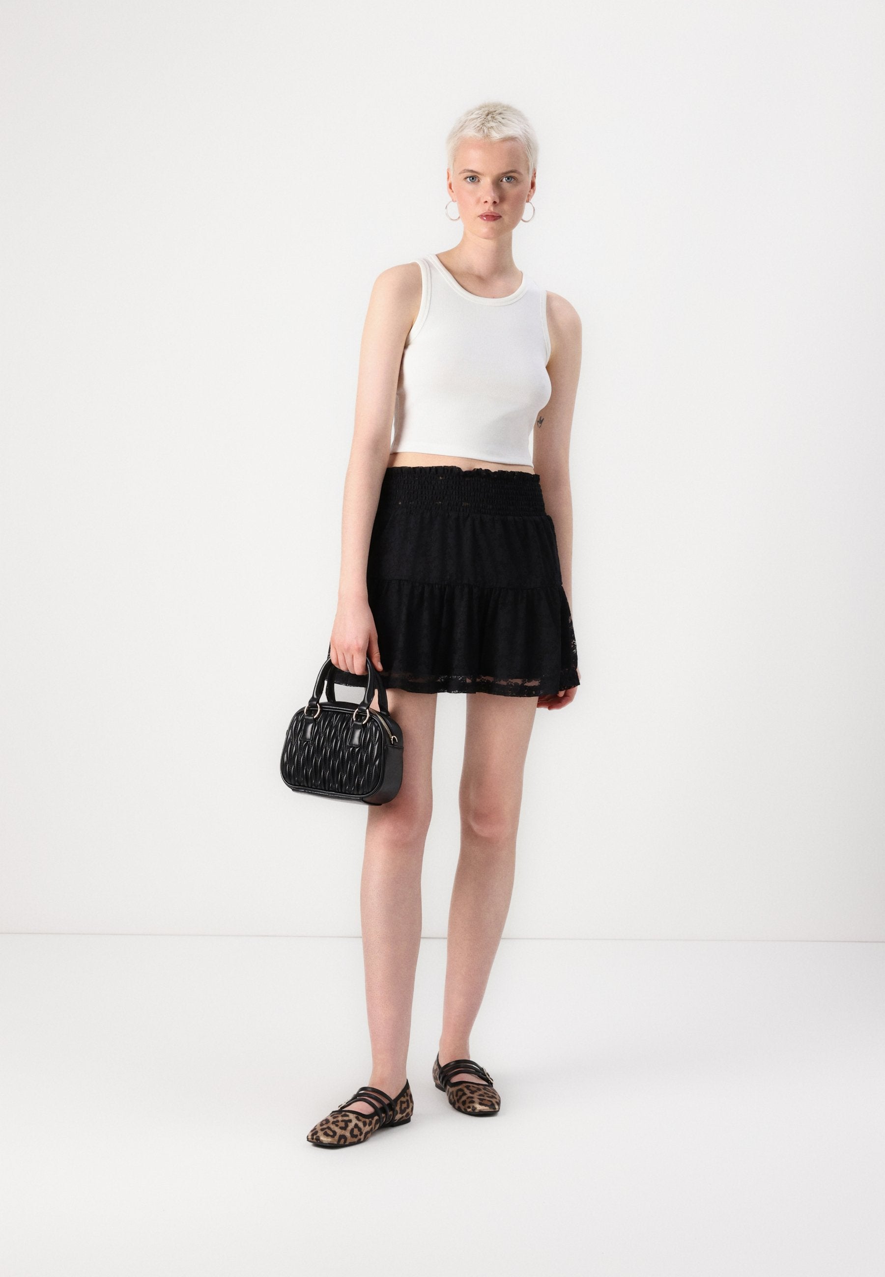 Noisy May NMPEPE SMOCK SHORT SKIRT