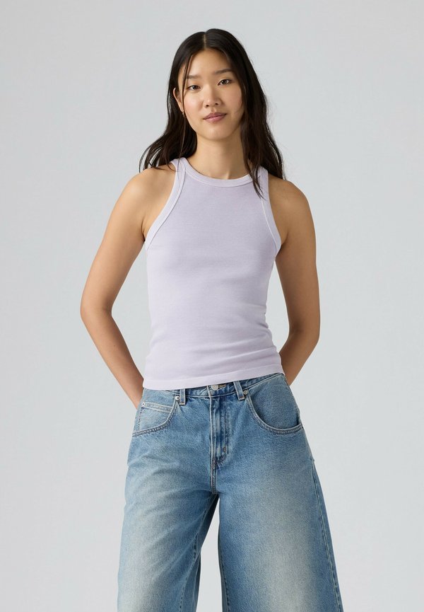 Levi's® ESSENTIAL RACER TANK GARMENT DYE FA18089. - Top - garment dye fa - purples