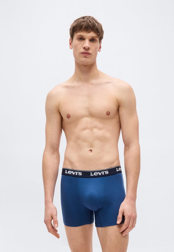Levi's® MEN REPEAT LOGO BRIEF 6 PACK - Boxer briefs - dark blue/dark red/light blue