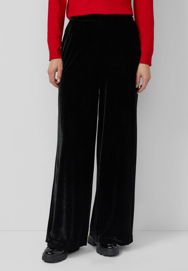 s.Oliver Trousers - schwarz