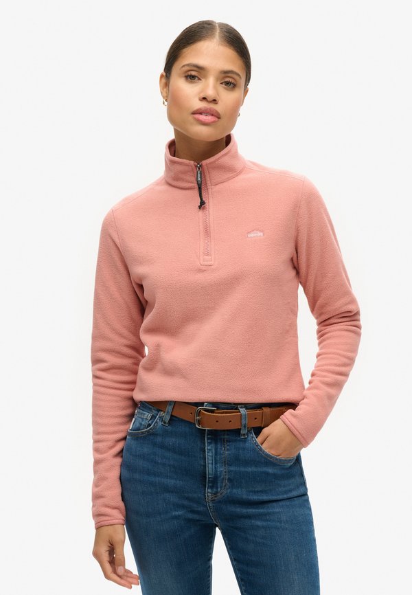Superdry & Co POLAR HALF ZIP - Fleece jumper - ash rose