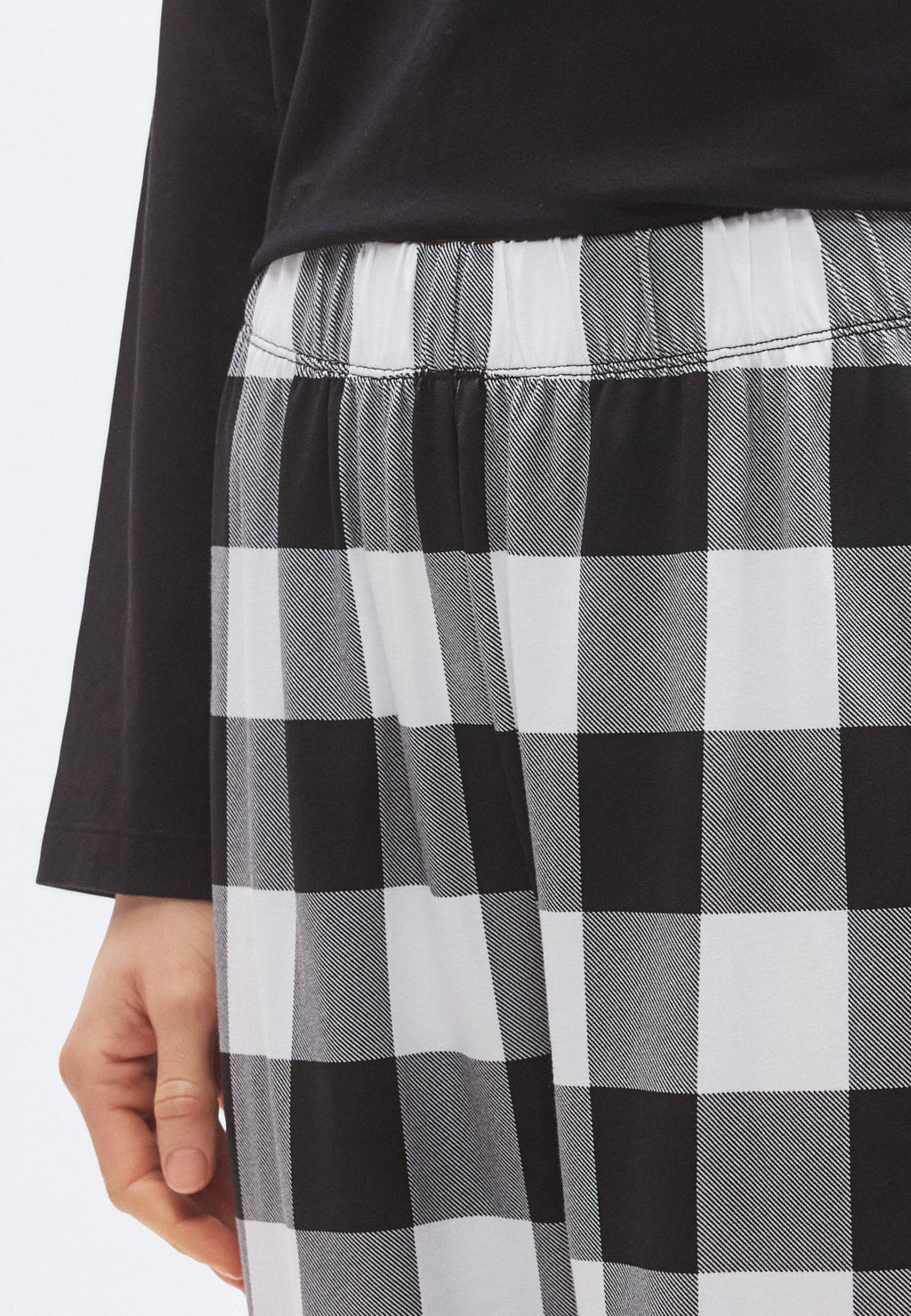 Anna Field COTTON PRINTED CHECK NIGHTWEAR SET