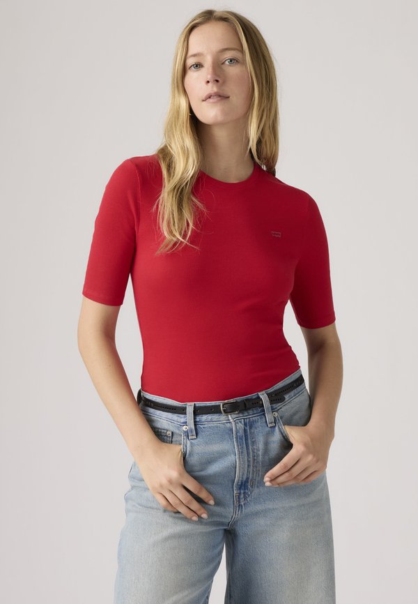 Levi's® LUCA SLIM TEE - Basic T-shirt - urban red