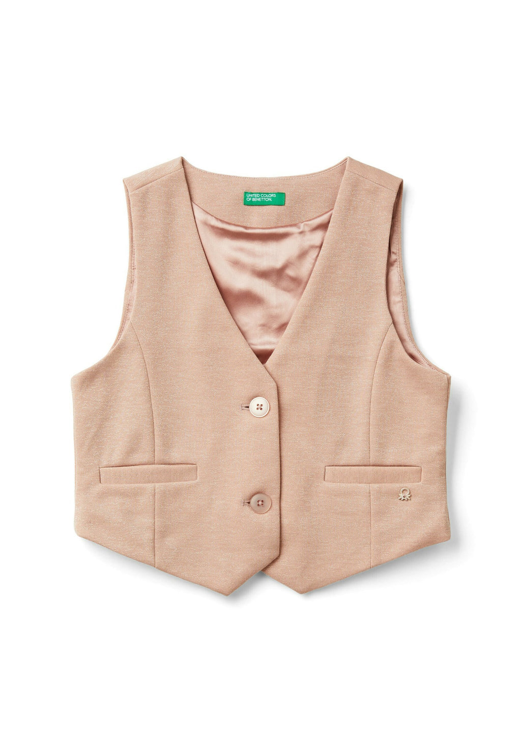 United Colors of Benetton INTERLOCK WELT POCKETS TWO BUTTONS LOGO APPLICATION
