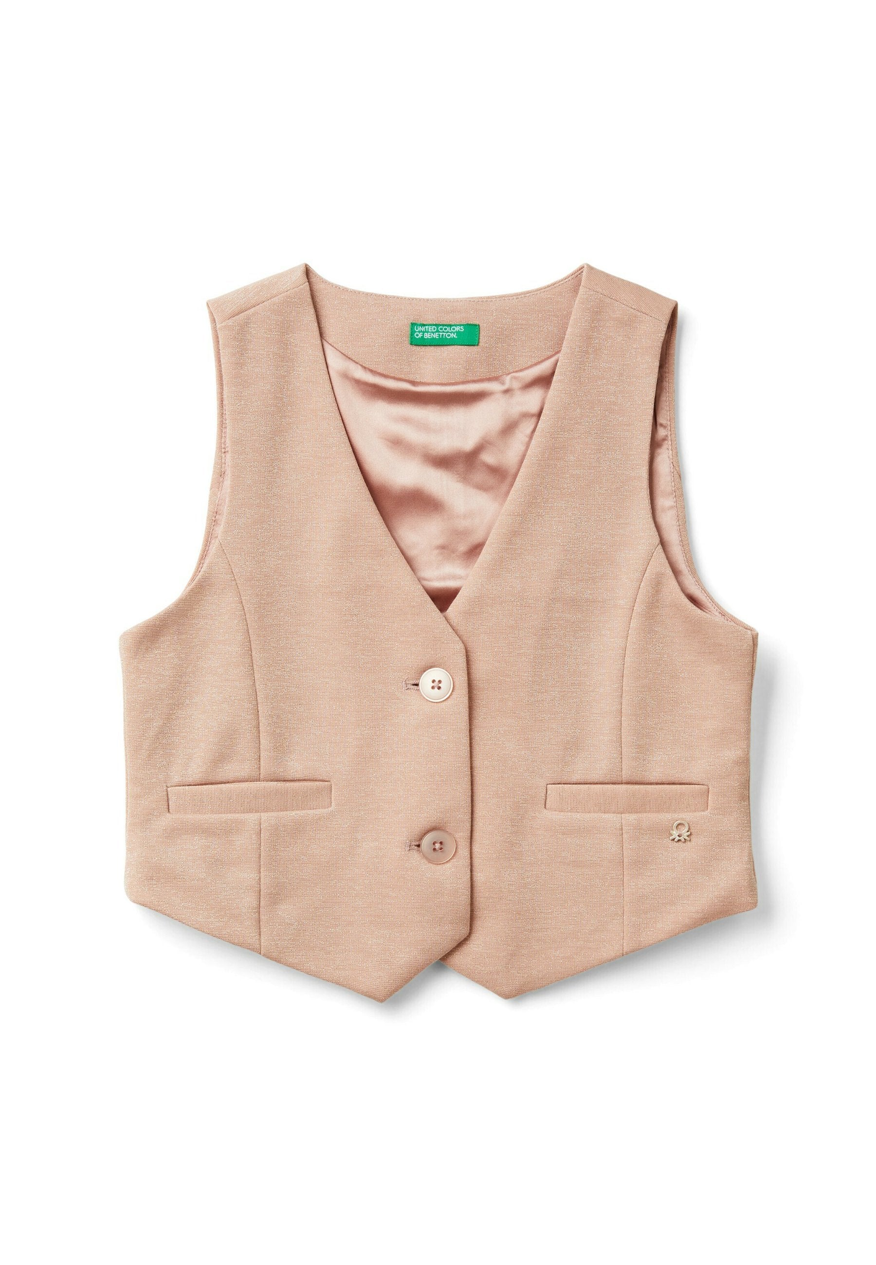 United Colors of Benetton INTERLOCK WELT POCKETS TWO BUTTONS LOGO APPLICATION