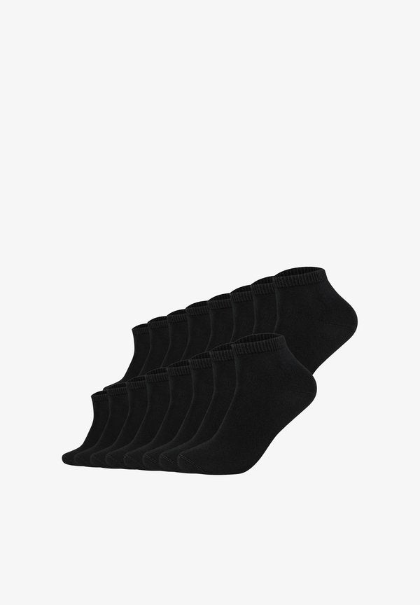 s.Oliver S.OLIVER S.OLIVER UNISEX SOCKEN, 16ER PACK - QUARTER, EINFARBIG - Sneaker socks - schwarz