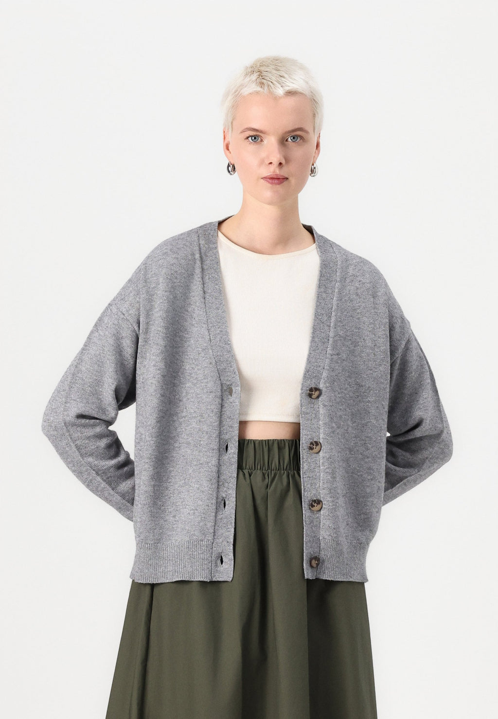 VILA VIRIL V-NECK KNIT CARDIGAN - NOOS