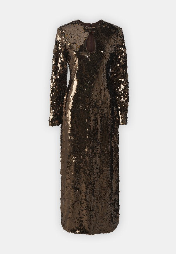 Malina KIARA OPEN FRONT SEQUIN DRESS