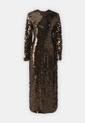 Malina KIARA OPEN FRONT SEQUIN DRESS