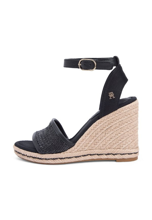 Tommy Hilfiger RAFFIA STRAP HIGH WEDGE ESPADRILLES