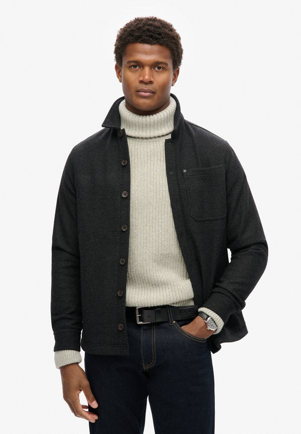 Superdry & Co Summer jacket - black texture