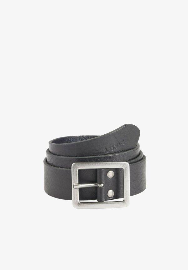 Levi's® MASON CENTERBAR BELT CAVIAR - Belt - caviar - blacks