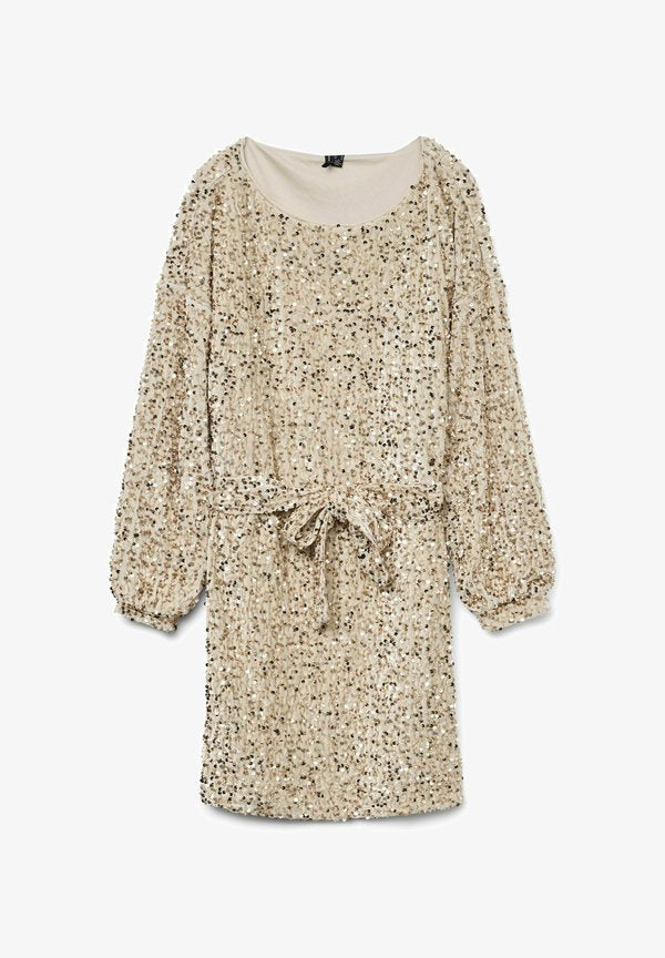 Vero Moda VMBELLA Short - Cocktail dress / Party dress - pumice stone