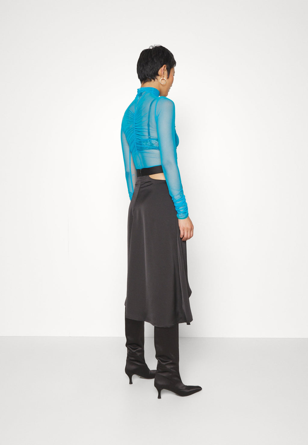 Han Kjøbenhavn SLIT LONG DRAPE SKIRT