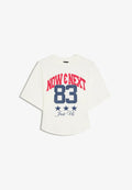 Bershka PRINT T-SHIRT - Print T-shirt - white