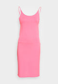 NU-IN TIE BACK SLIP MIDI DRESS