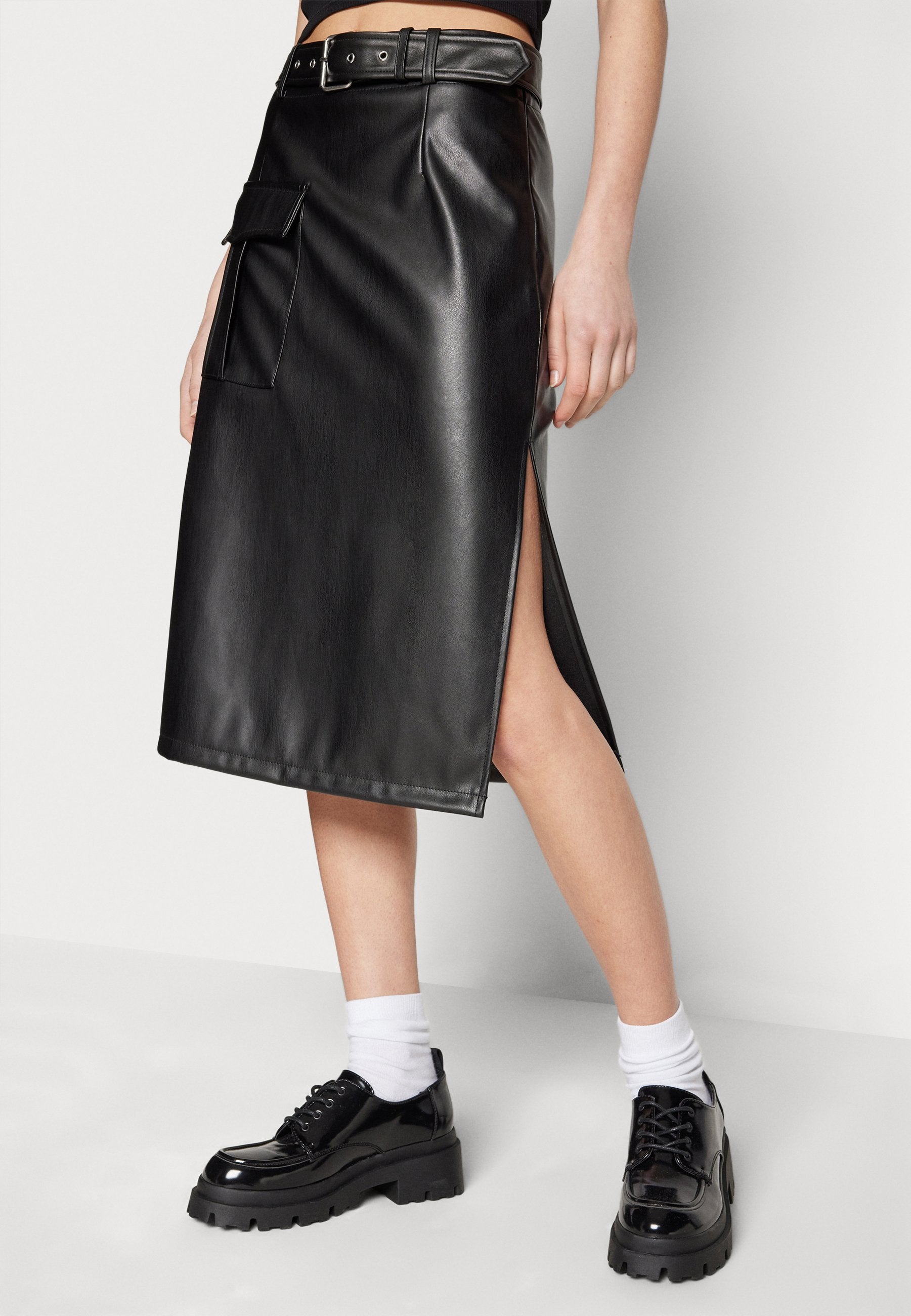 Noisy May PAULA MIDI CARGO SKIRT SLIT