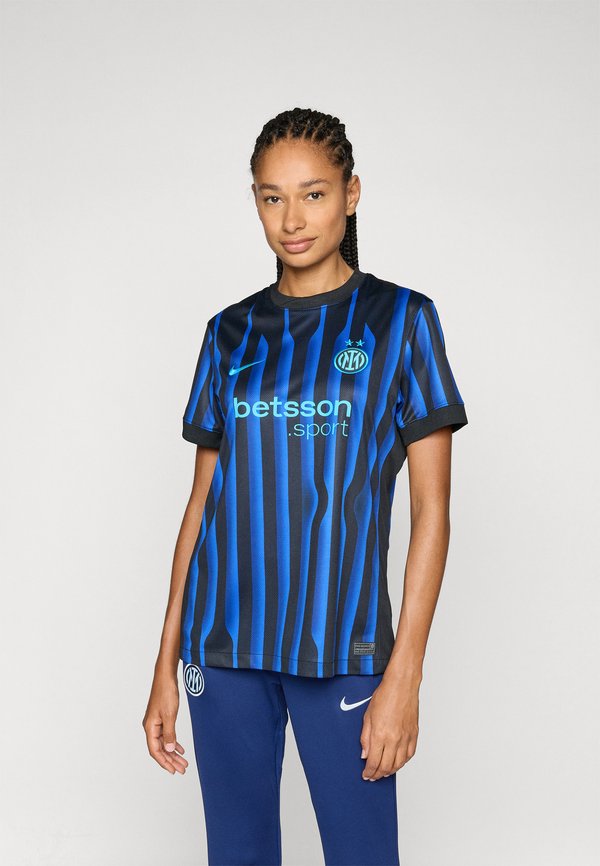 Nike Performance INTER MILAN 2025/26 STADIUM HOME - Club wear - lyon blue/black/chlorine blue