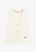 Tommy Hilfiger PREMIUM KNIT SLIM V-NECK SWEATER VEST - Waistcoat - calico