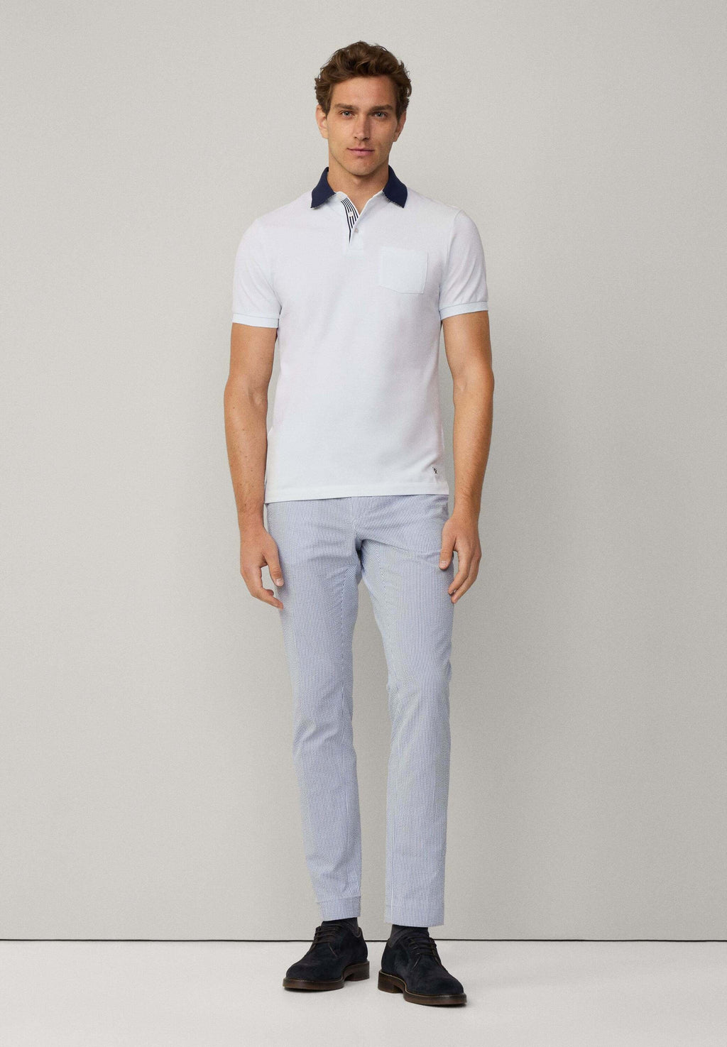 Hackett London PIMA STR CLR PKT