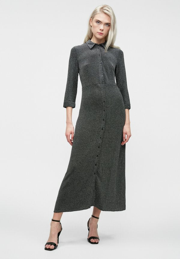 YAS YASSAVANNA 3/4 GLITTER LONG DRESS