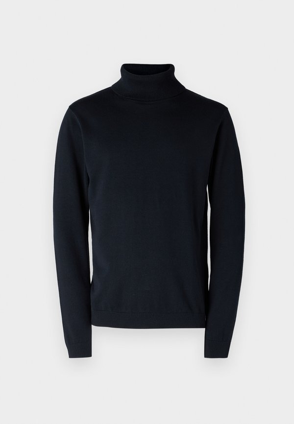Jack & Jones JJEBASIC KNIT ROLL NECK NOOS - Jumper - navy blazer
