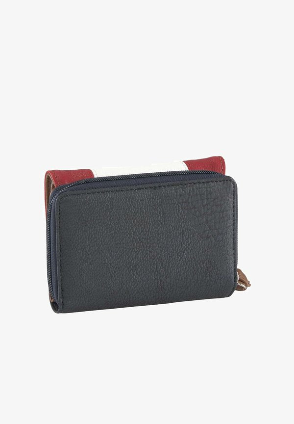 TOM TAILOR JUNA MEDIUM FLAP WALLET - Wallet - blue