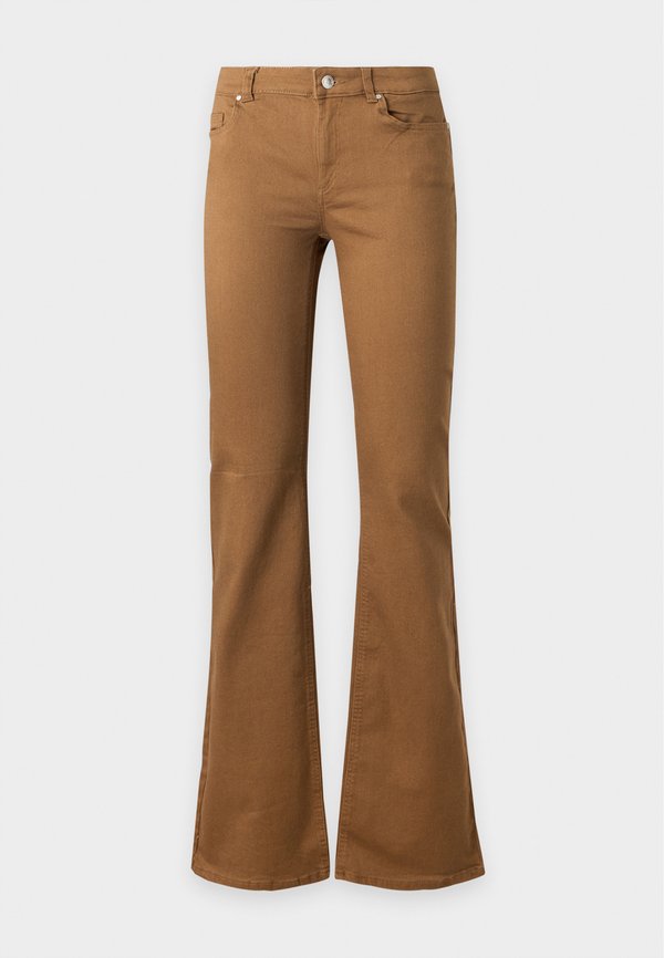 ONLY ONLBLUSH MID FLARED COLOUR PANT PNT NOOS - Flared Jeans - otter