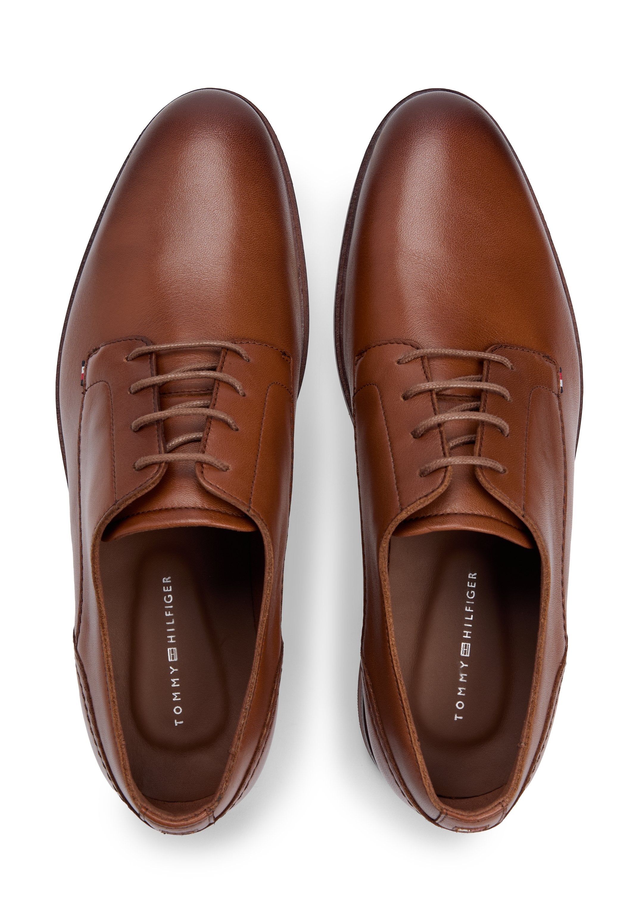 LEATHER DERBY SHOES Media 4