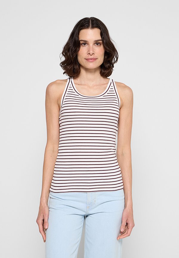 Marc O'Polo DENIM TOP, SLL, RIB, SLIM FIT, YD STRIPES