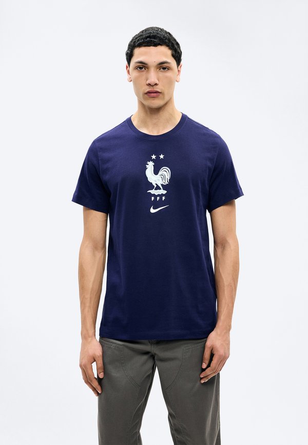 Nike Performance FRANCE CREST TEE - National team wear - blackened blue