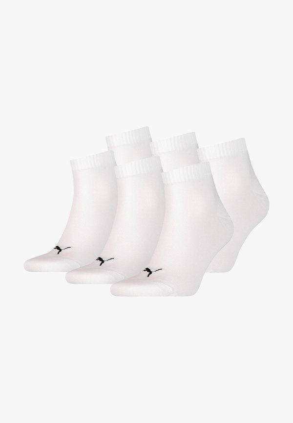 Puma UNISEX 6ER PACK -QUARTER - Socks - weiß