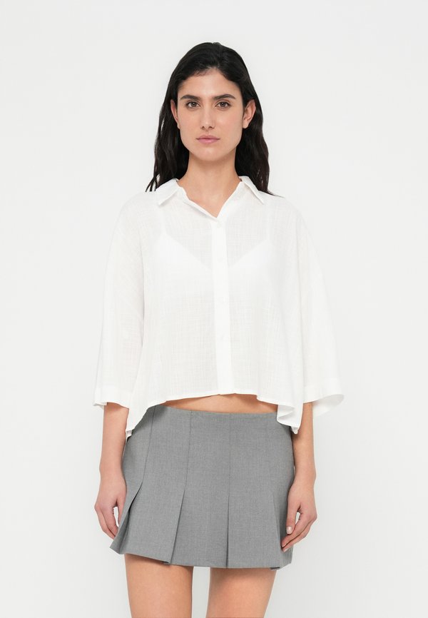 ONLY ONLASTRID - Button-down blouse - cloud dancer