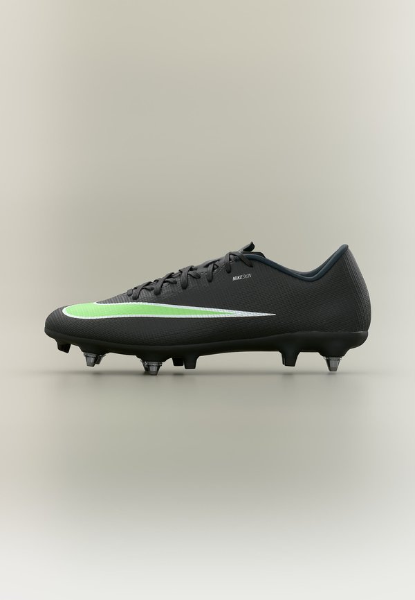 Nike Performance VAPOR 17 ACADEMY SG PRO AC UNISEX - Soft-ground football boots - black/illusion green
