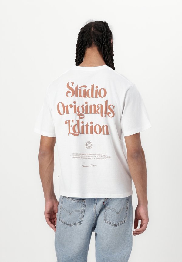 Jack & Jones Printed - Print T-shirt - bright white