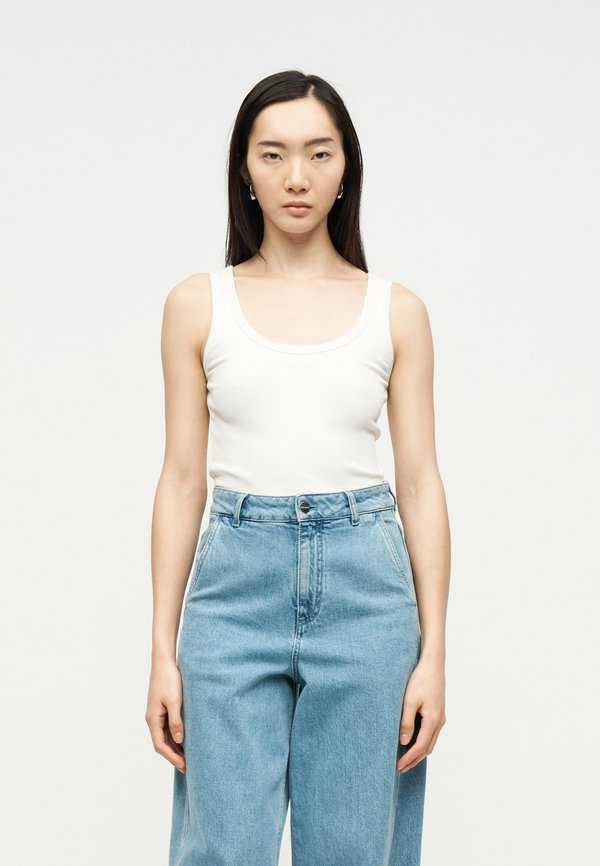 Calvin Klein VARIGATED NANO LOGO TANK - Top - tofu
