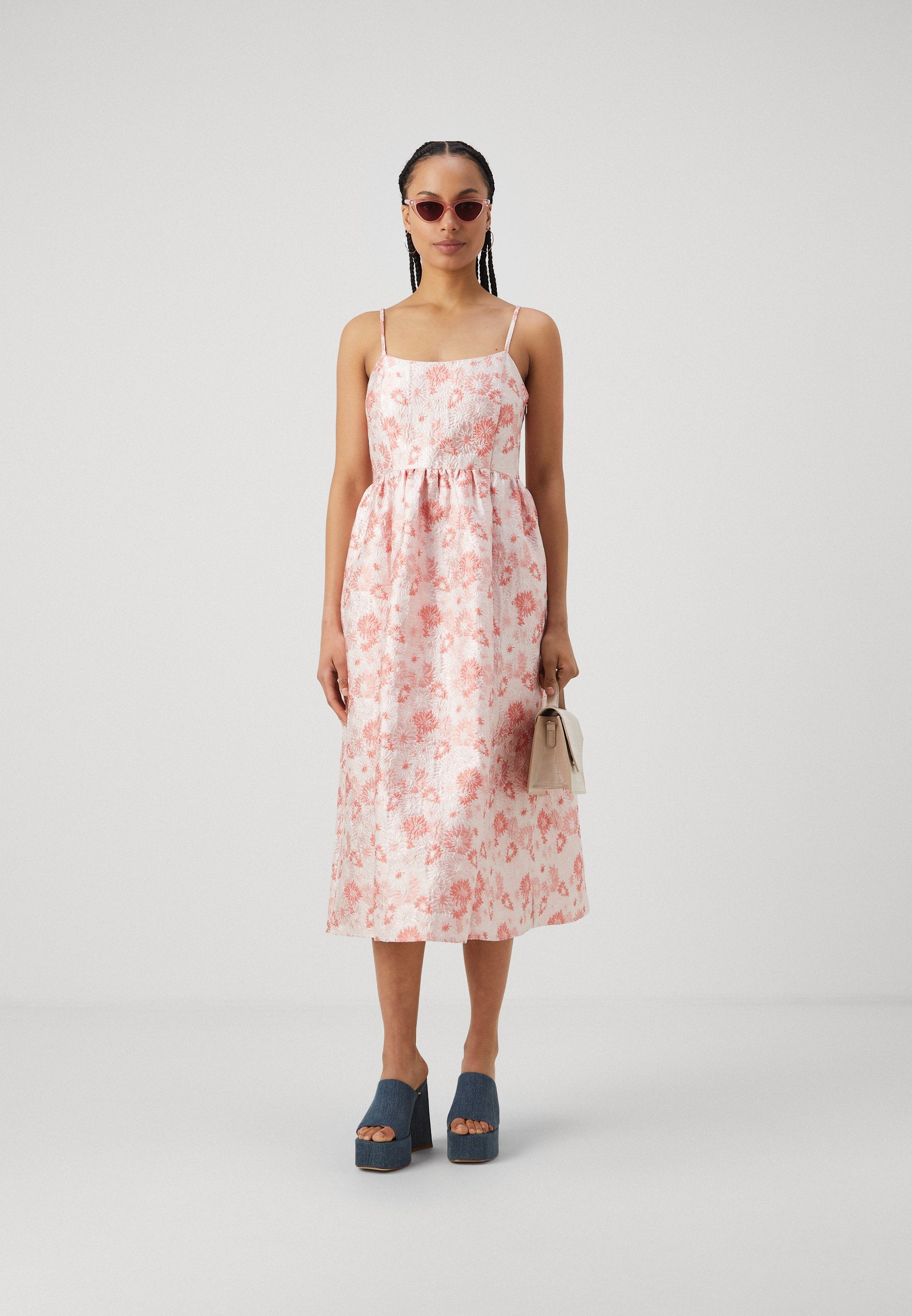 Selected Midi Floral jacquard