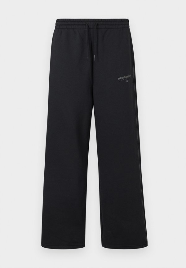 New Balance LINEAR GRAPHIC PANT - Tracksuit bottoms - black