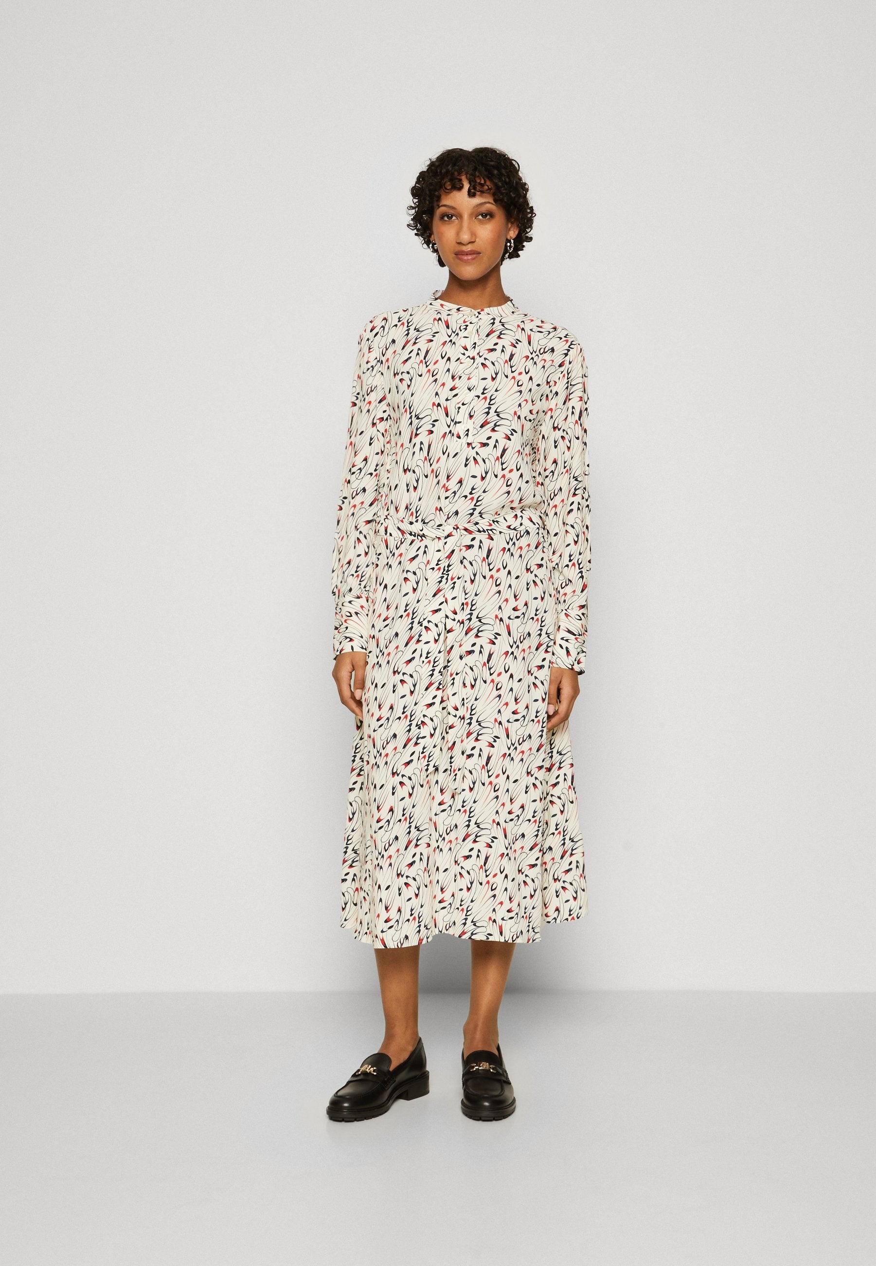 SMALL RIBBON MIDI POLO DRESS Media 3
