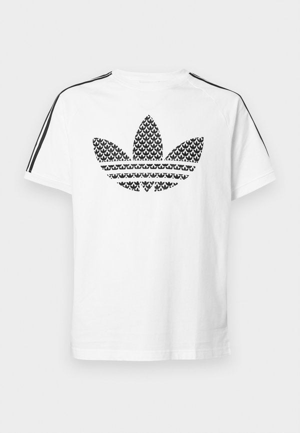 adidas Originals MONOGRAM STRIPES TEE - Print T-shirt - white